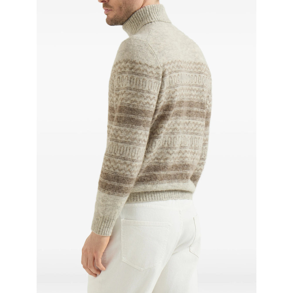 Brunello Cucinelli Neutrals Sweaters & Knitwear - Jumpers Men BRUNELLO CUCINELLI