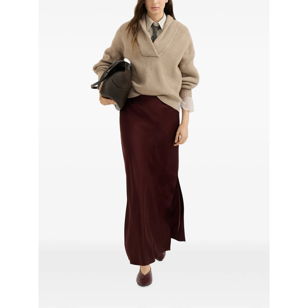 Brunello Cucinelli Neutrals Knitwear - Jumpers Women BRUNELLO CUCINELLI