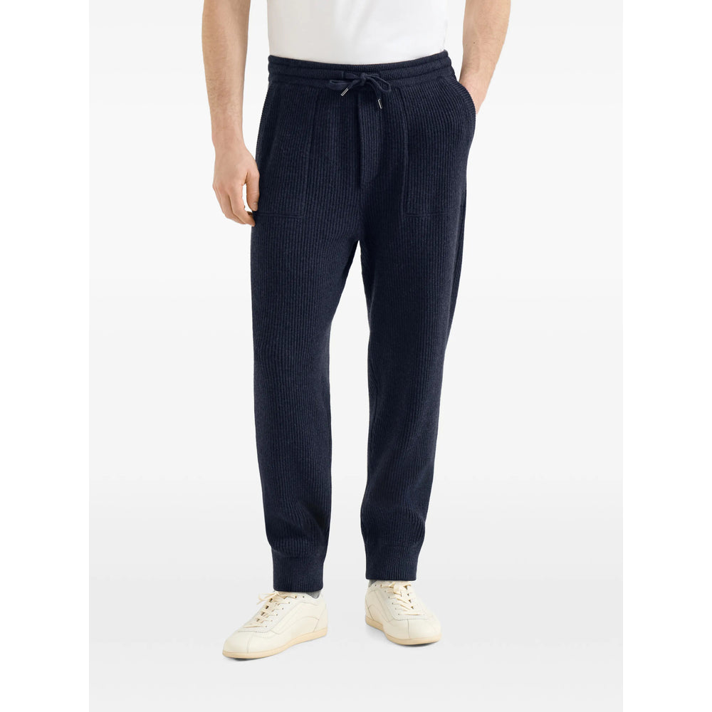 Brunello Cucinelli Blue Trousers - Track Pants Men BRUNELLO CUCINELLI