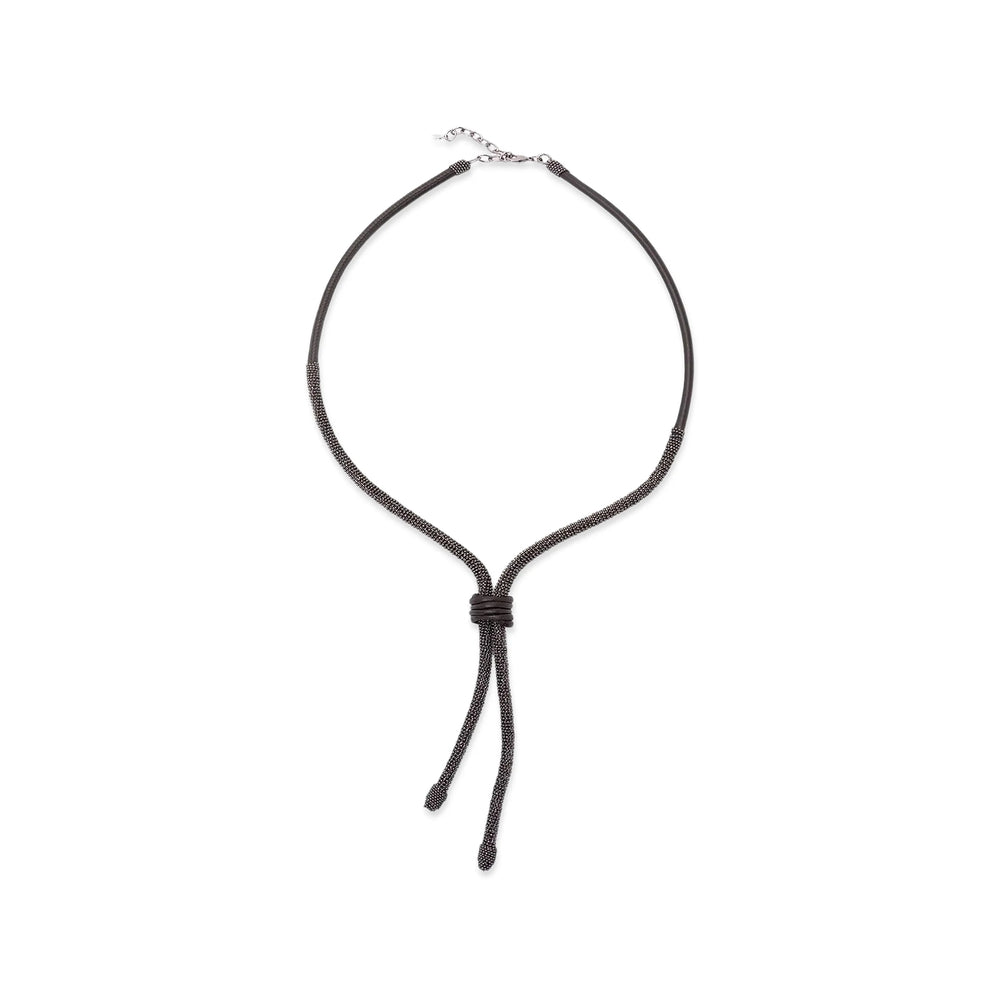 Brunello Cucinelli Black Necklaces Women BRUNELLO CUCINELLI