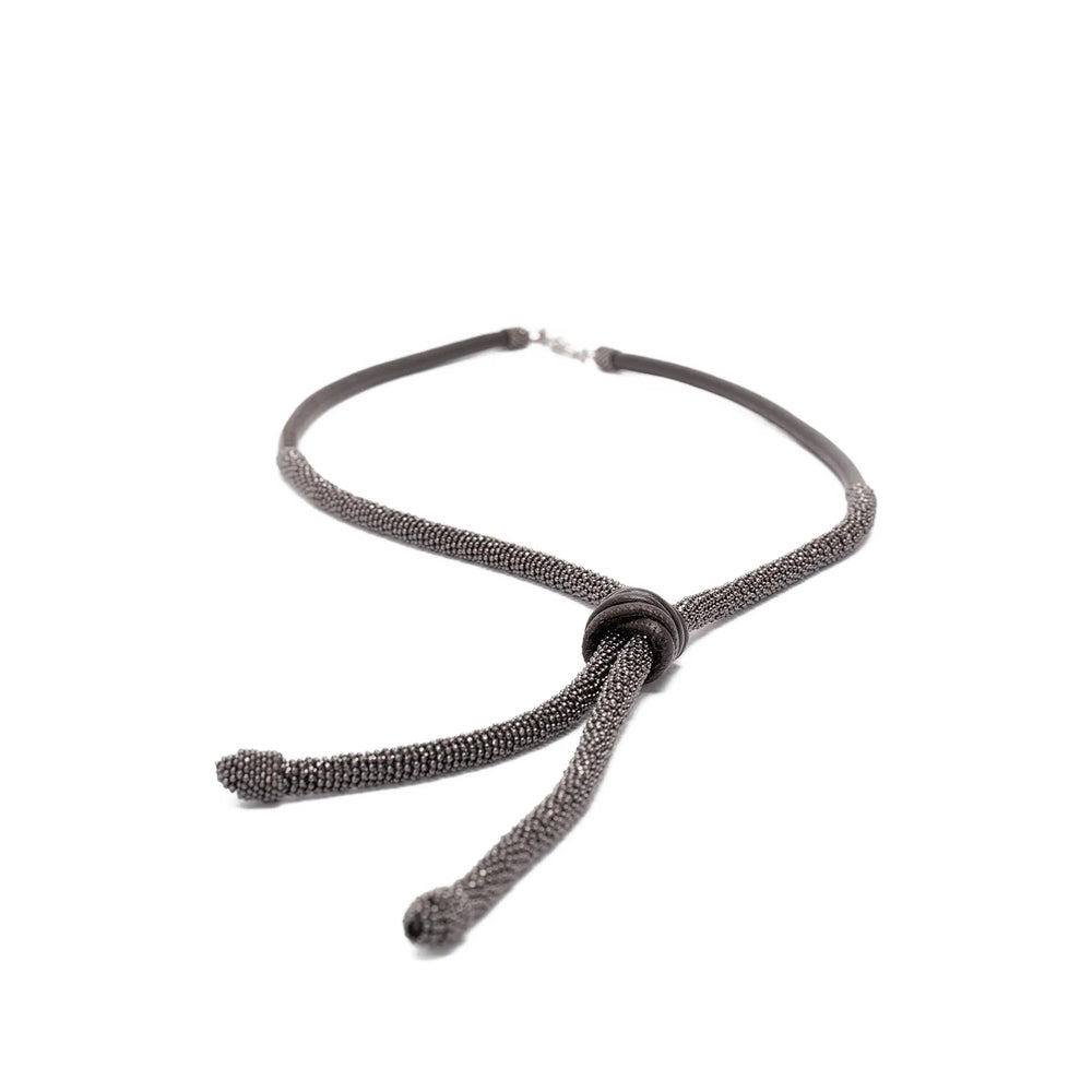 Brunello Cucinelli Black Necklaces Women BRUNELLO CUCINELLI