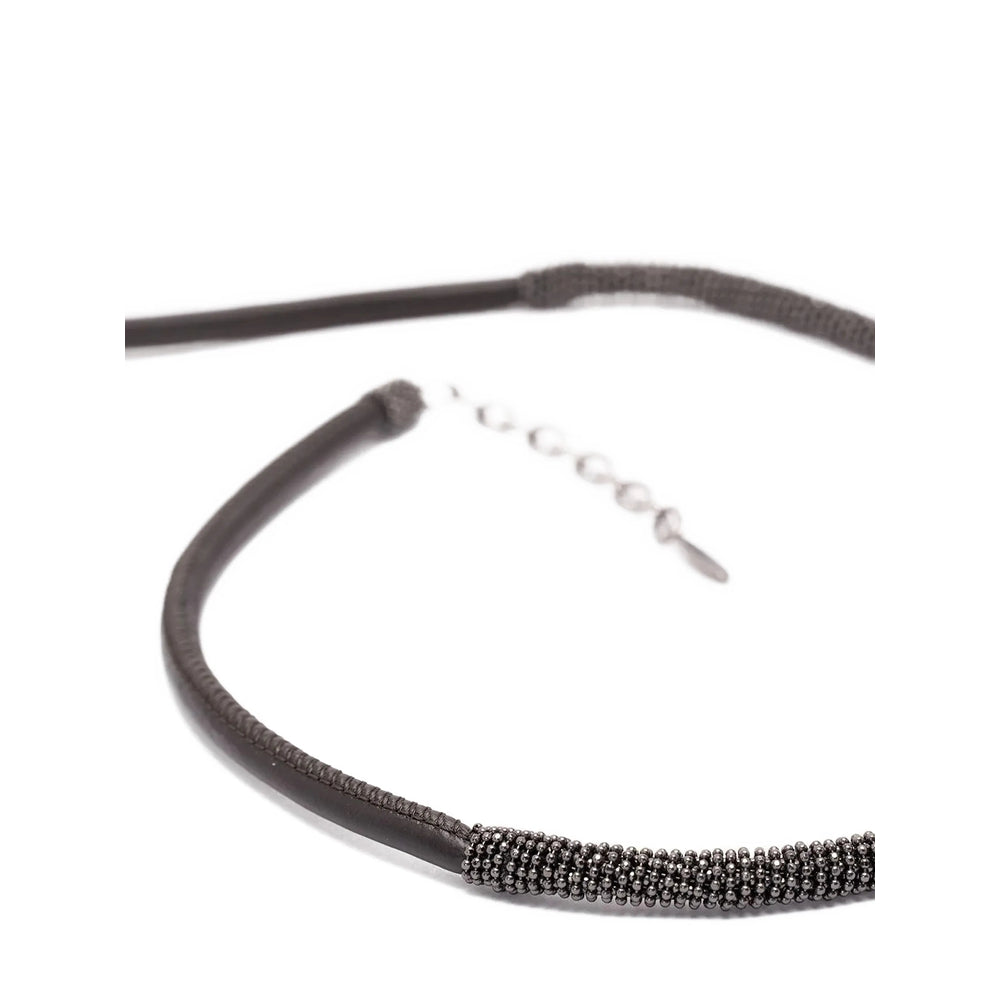 Brunello Cucinelli Black Necklaces Women BRUNELLO CUCINELLI