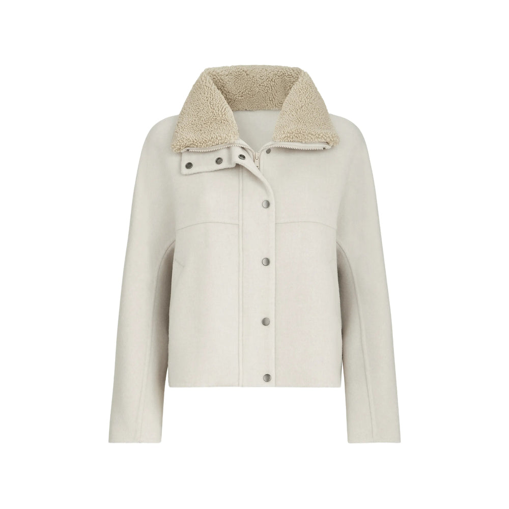Brunello Cucinelli Neutrals Jackets - Faux Fur & Shearling Jackets Women BRUNELLO CUCINELLI