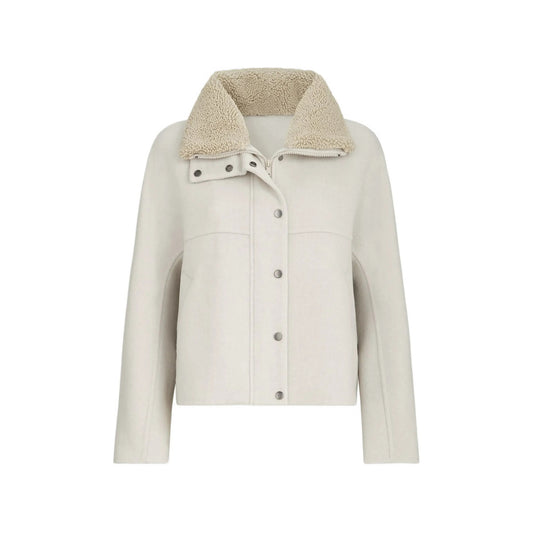 Brunello Cucinelli Neutrals Jackets - Faux Fur & Shearling Jackets Women BRUNELLO CUCINELLI