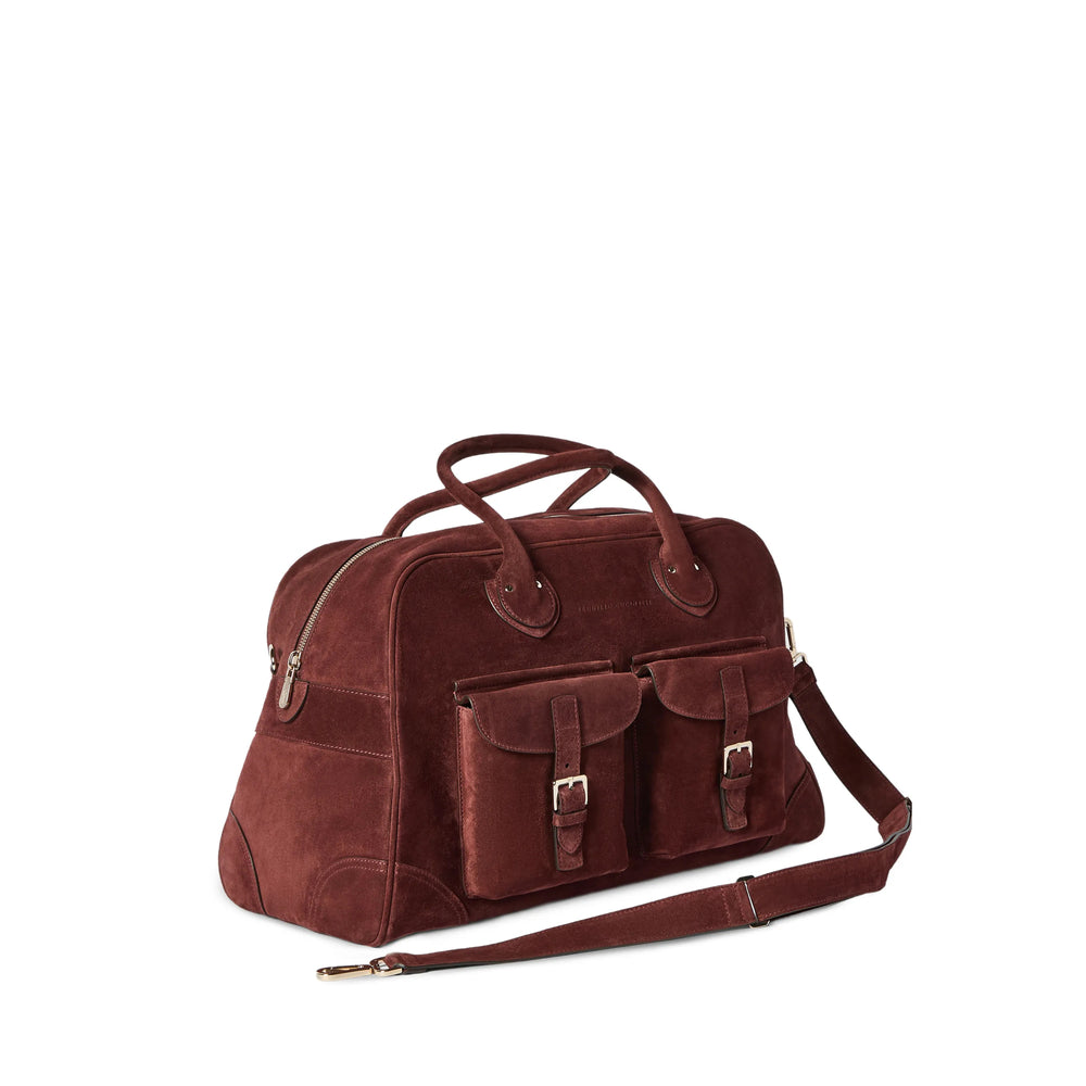 Brunello Cucinelli Brown Luggage & Holdalls Men BRUNELLO CUCINELLI