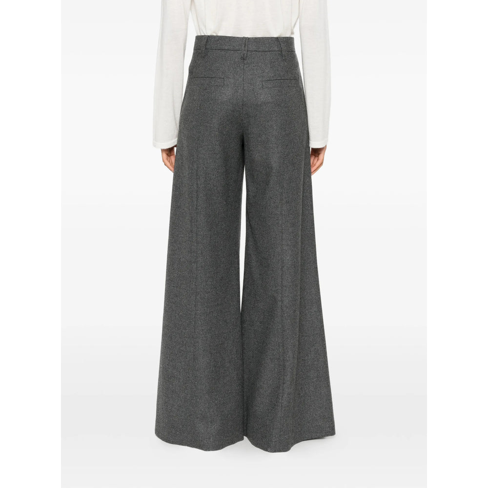 Brunello Cucinelli Grey Trousers - Palazzo Pants Women BRUNELLO CUCINELLI