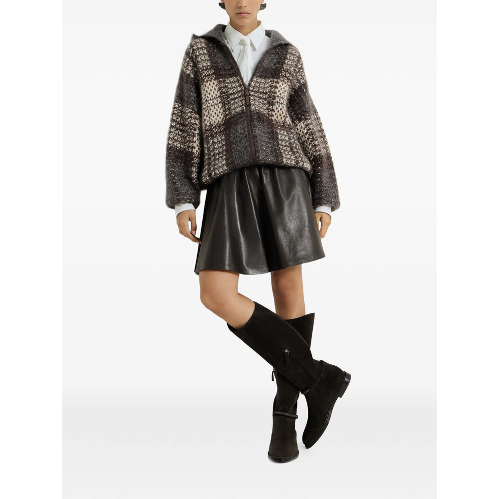 Brunello Cucinelli Brown Skirts - A-Line Skirts Women BRUNELLO CUCINELLI
