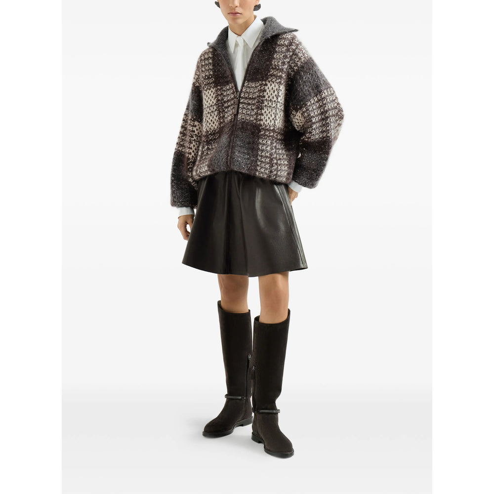 Brunello Cucinelli Brown Skirts - A-Line Skirts Women BRUNELLO CUCINELLI