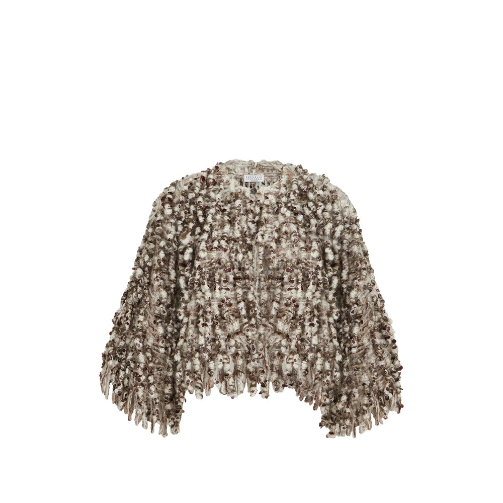 Brunello Cucinelli Neutrals Knitwear - Cardigans Women BRUNELLO CUCINELLI