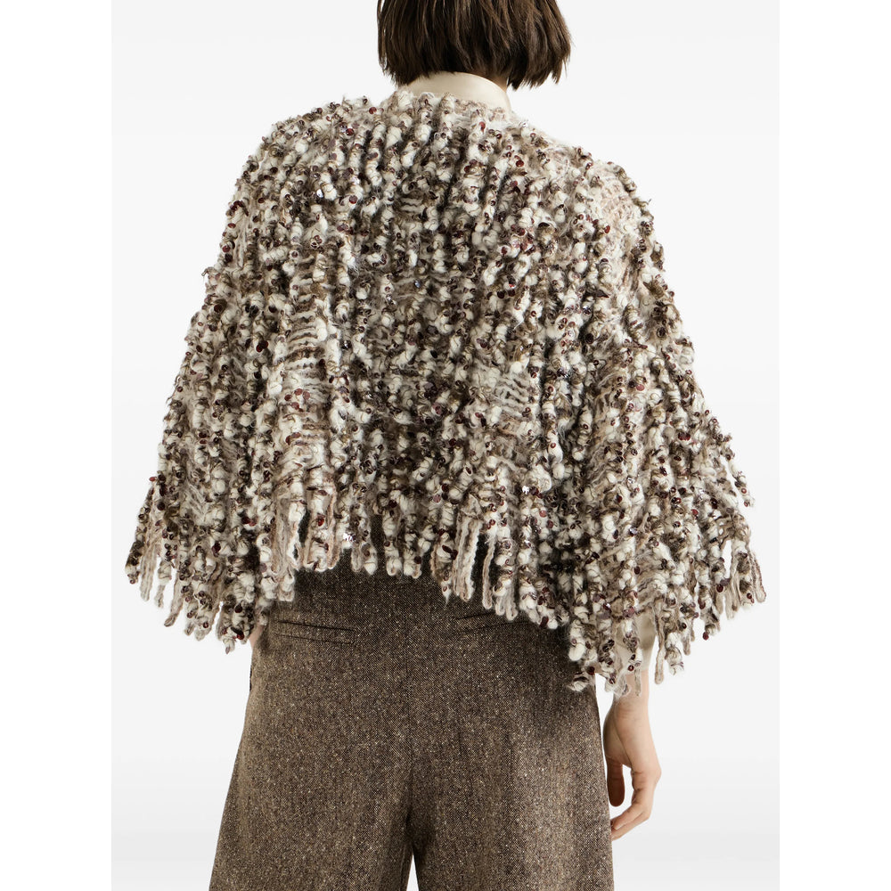 Brunello Cucinelli Neutrals Knitwear - Cardigans Women BRUNELLO CUCINELLI