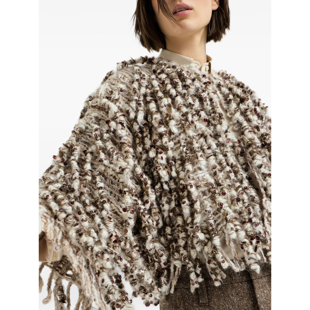 Brunello Cucinelli Neutrals Knitwear - Cardigans Women BRUNELLO CUCINELLI