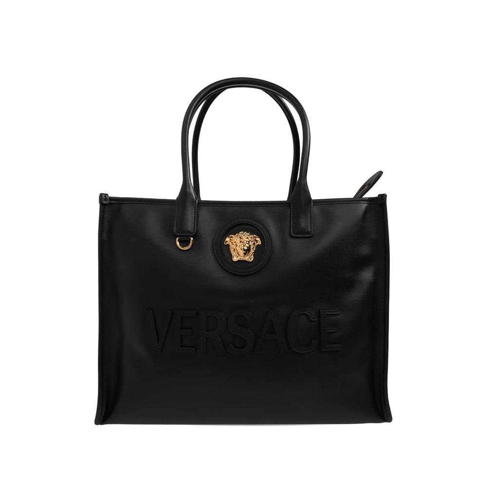 Versace Black Tote Bags Women VERSACE