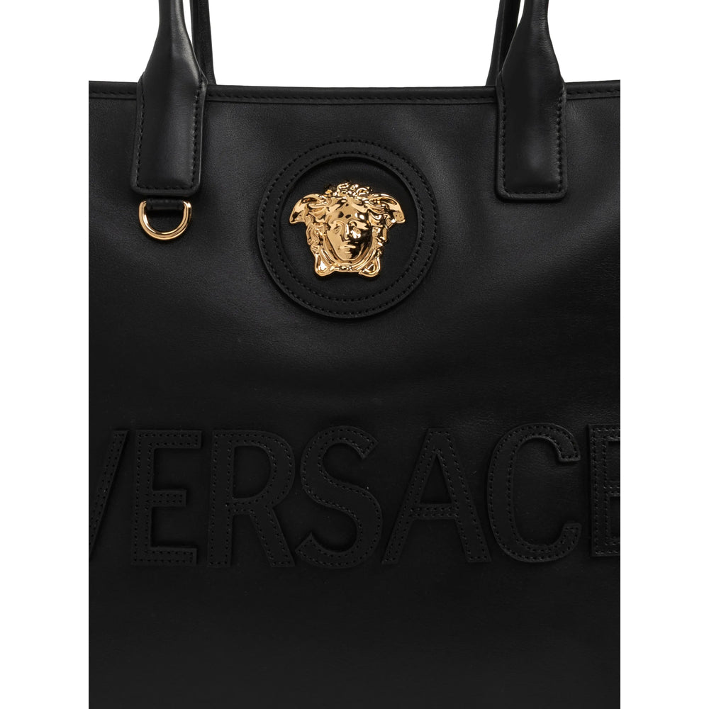 Versace Black Tote Bags Women VERSACE