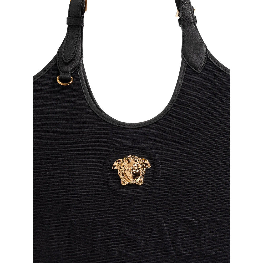 Versace Black Tote Bags Women VERSACE