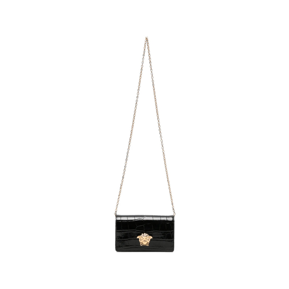 Versace Black Shoulder Bags Women VERSACE