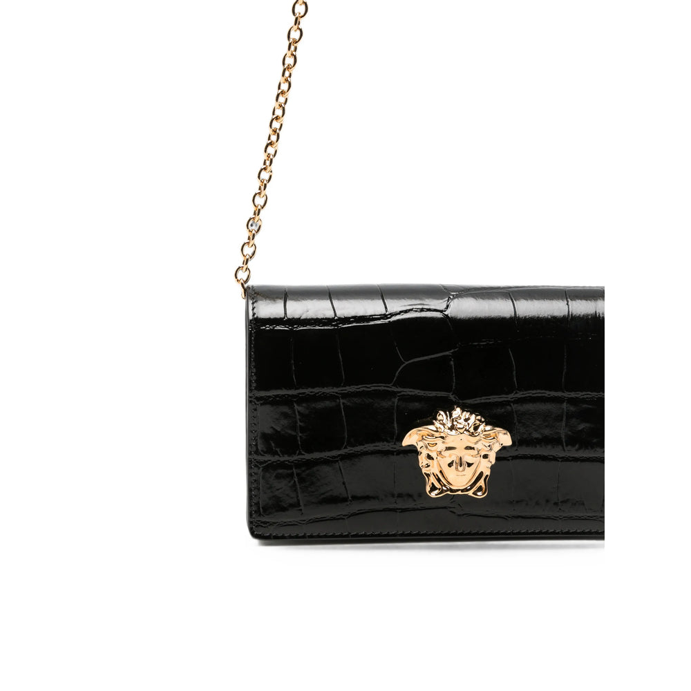 Versace Black Shoulder Bags Women VERSACE