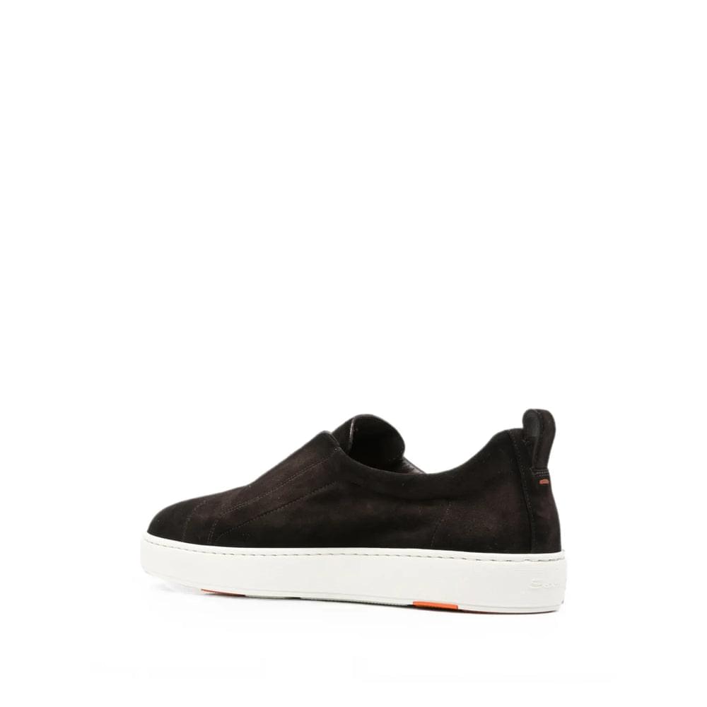 Santoni Brown Trainers - Slip-Ons Men SANTONI