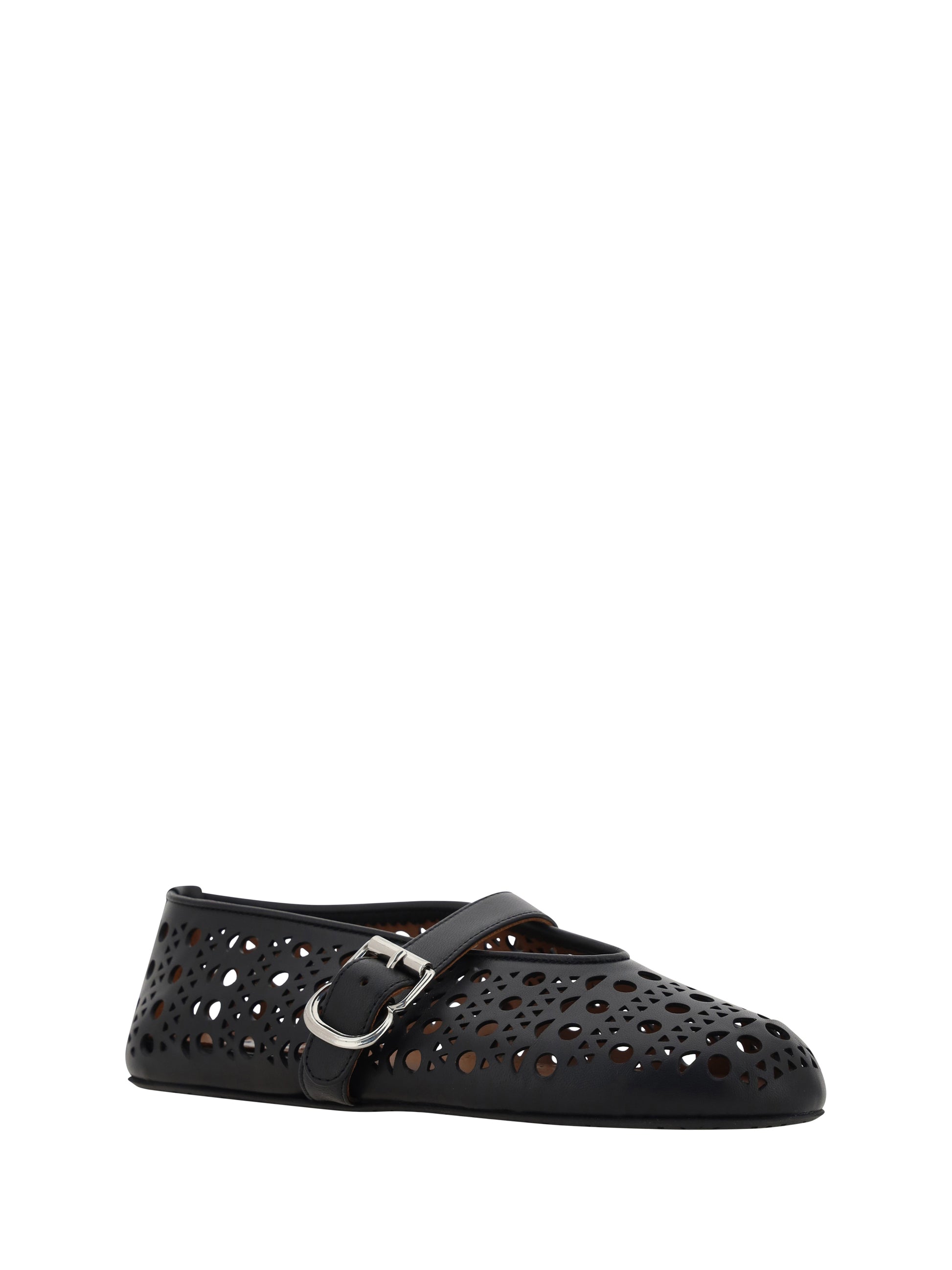 Alaïa Women Leather Ballerinas ALAIA