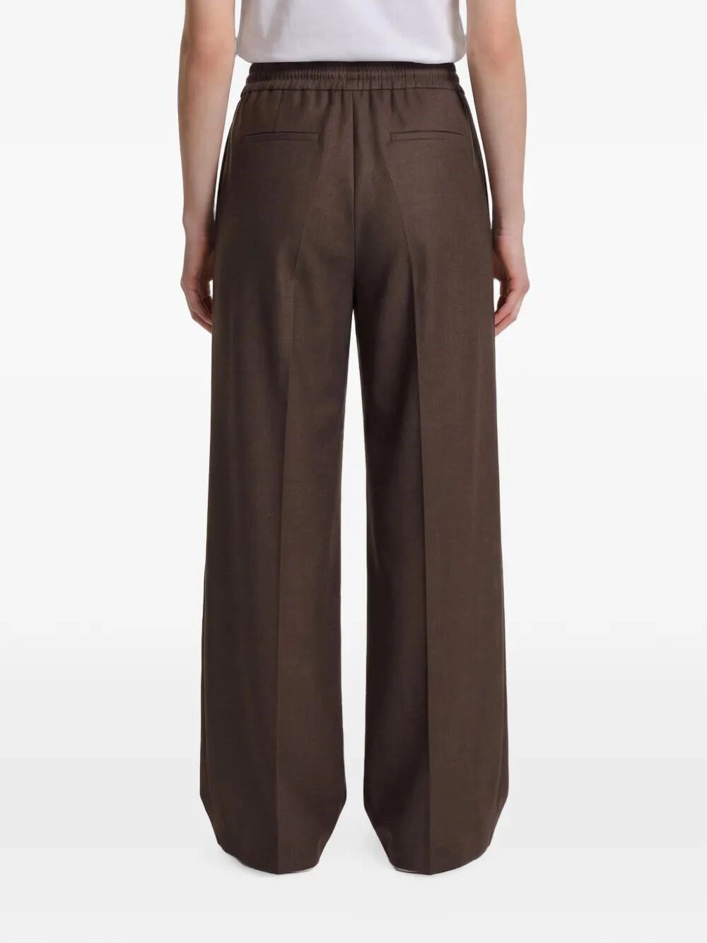 Max Mara Women Batavia Wool Wide-Leg Trousers MAX MARA