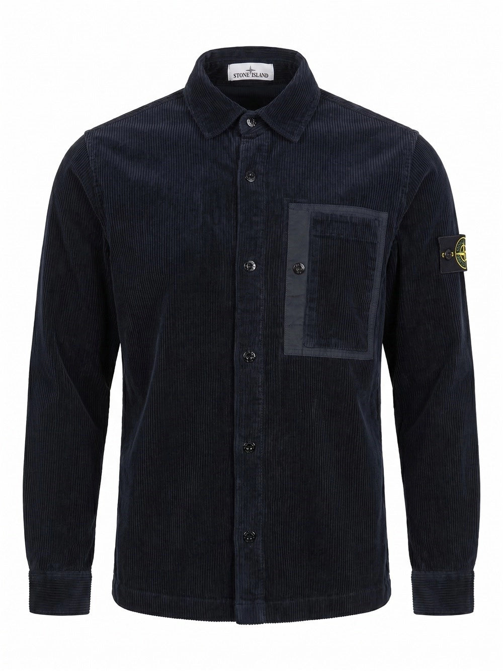 Stone Island Men Organic Cotton Corduroy Shirt STONE ISLAND
