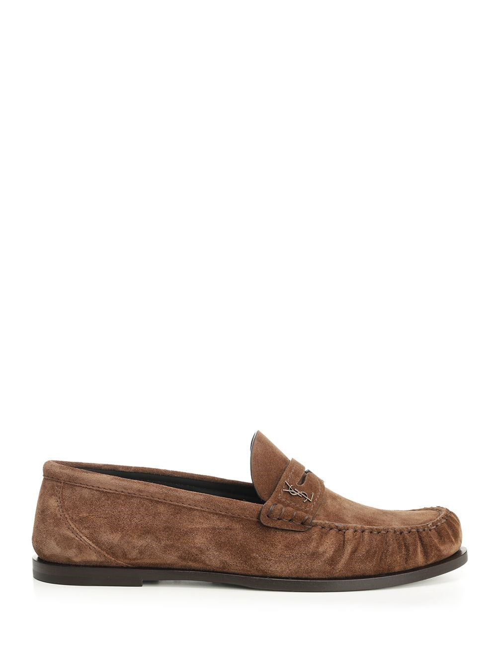 Saint Laurent Men "Le Loafer Supple" Suede Moccasins SAINT LAURENT