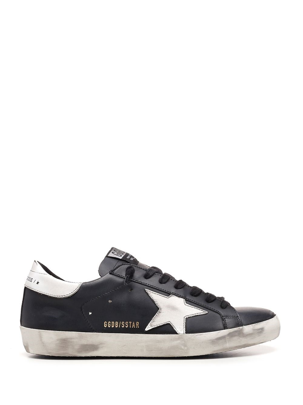 Golden Goose Men Black "Super Star" Sneakers GOLDEN GOOSE