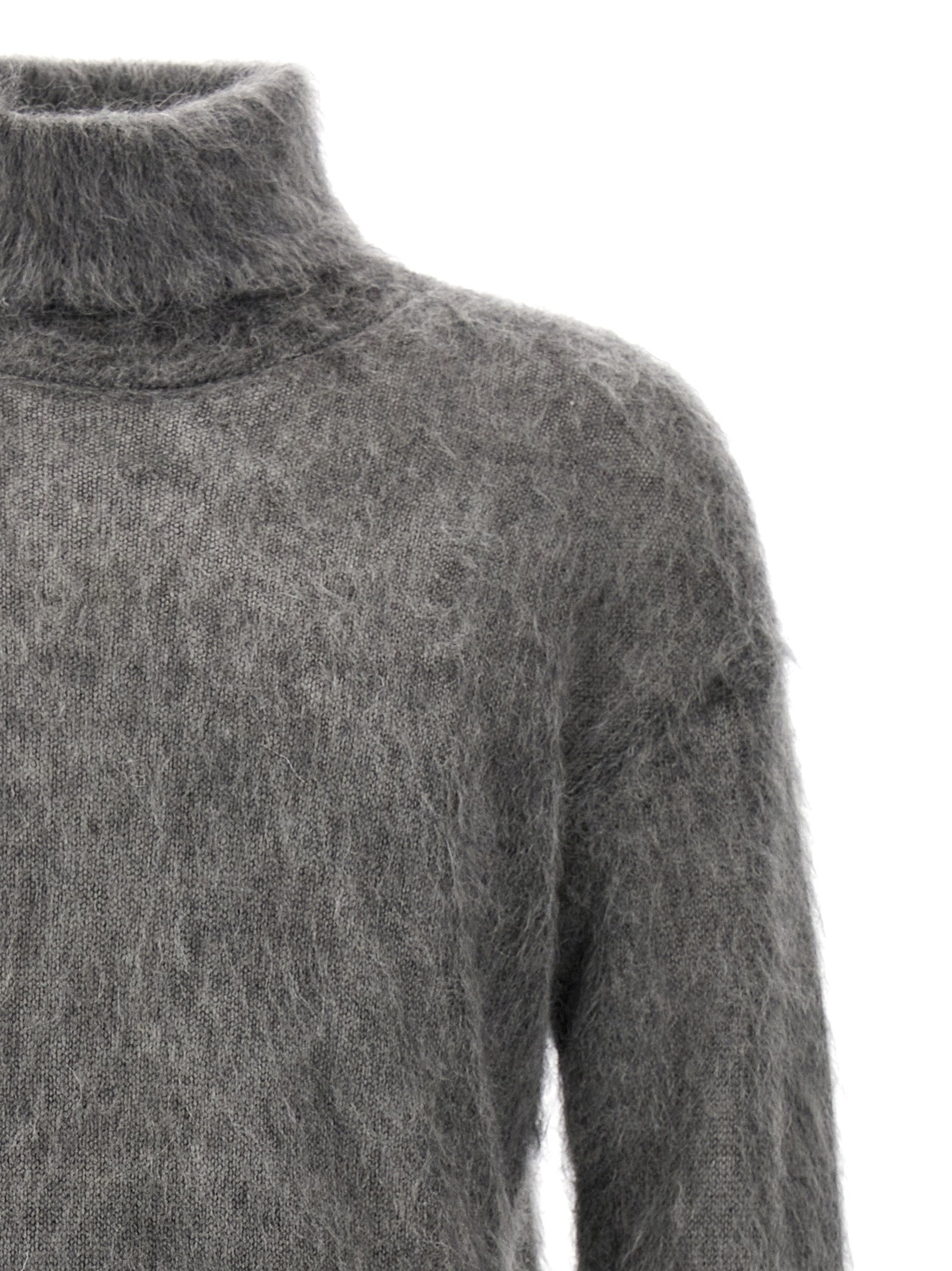 Saint Laurent Men Mohair Turtleneck Sweater SAINT LAURENT