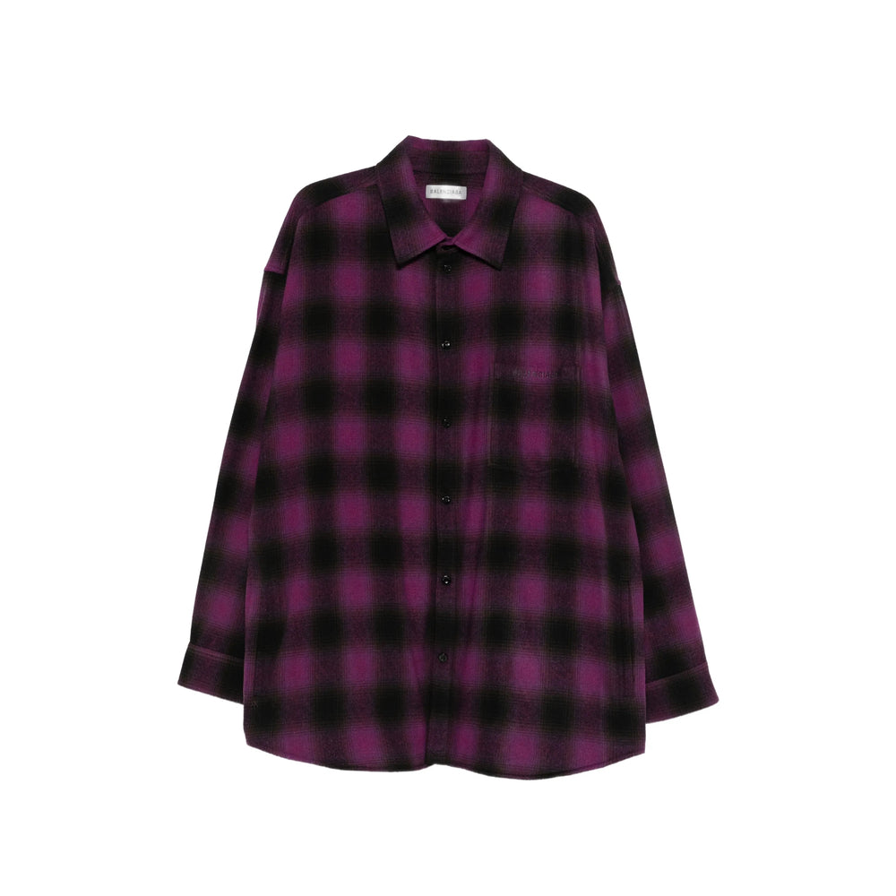 Balenciaga Purple Shirts Men BALENCIAGA
