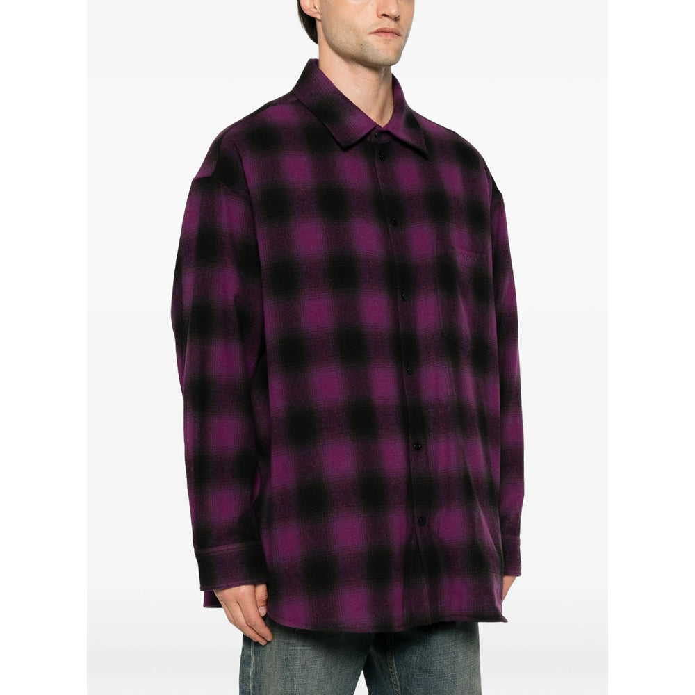 Balenciaga Purple Shirts Men BALENCIAGA