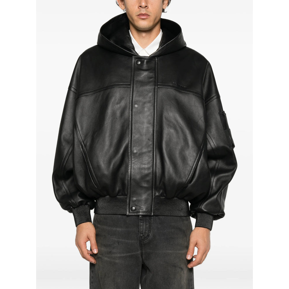 Balenciaga Black Jackets - Leather Jackets Men BALENCIAGA