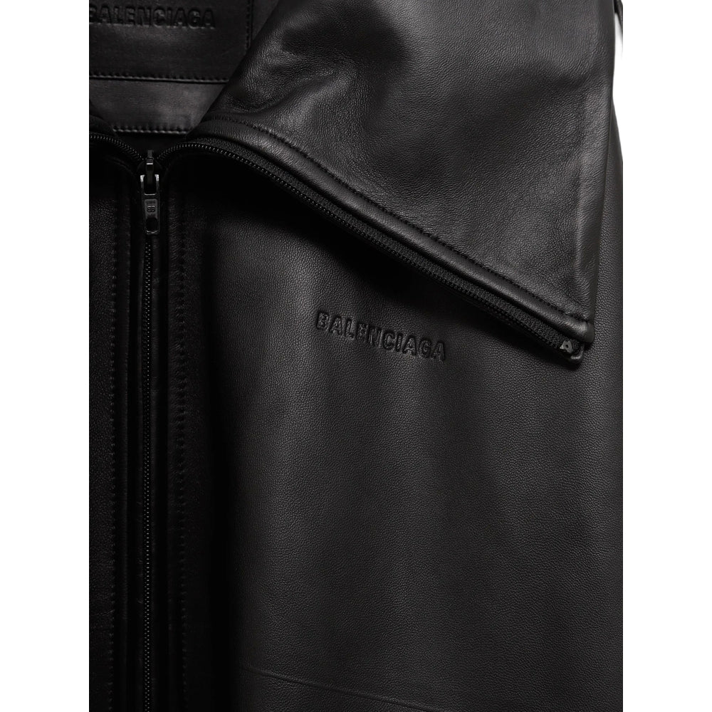 Balenciaga Black Jackets - Leather Jackets Men BALENCIAGA