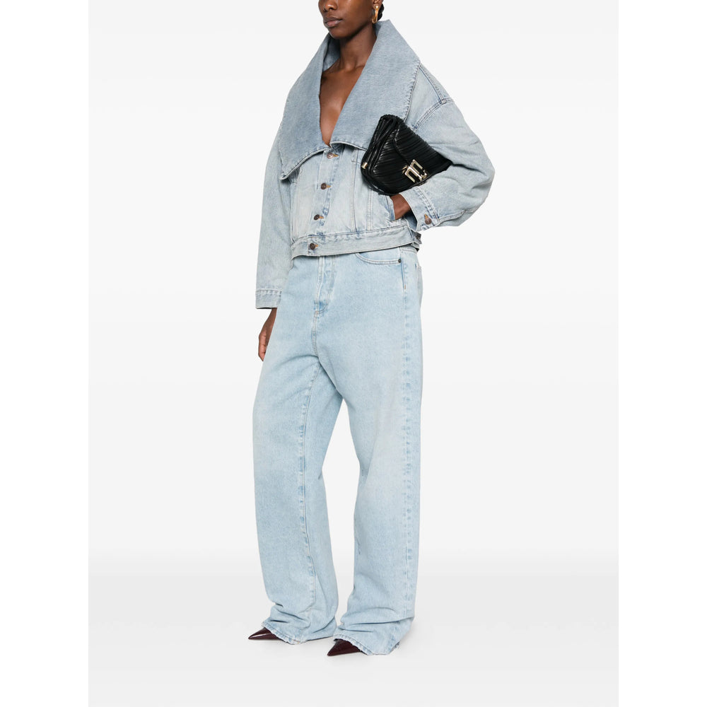 Balenciaga Blue Jackets - Denim Jackets Women BALENCIAGA