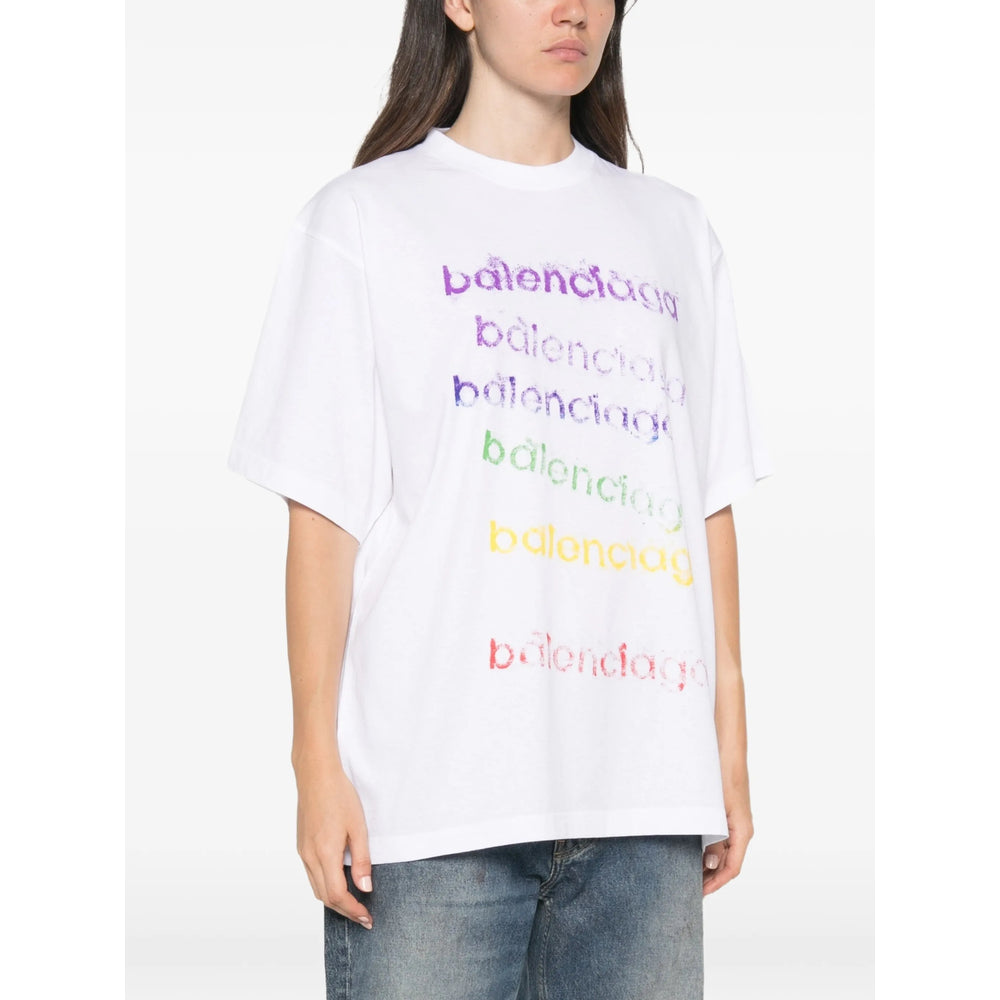 Balenciaga White Tops - T-Shirts & Jerseys Women BALENCIAGA