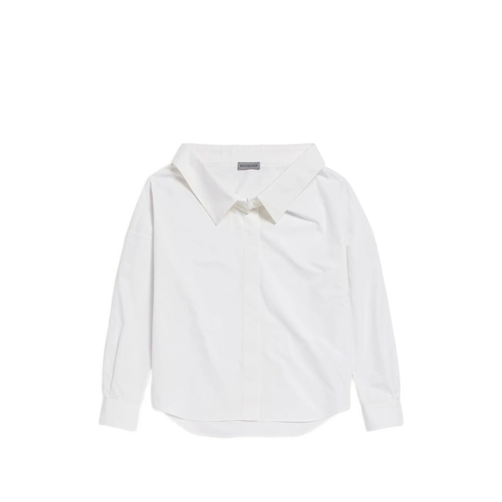 Balenciaga White Tops - Shirts Women BALENCIAGA