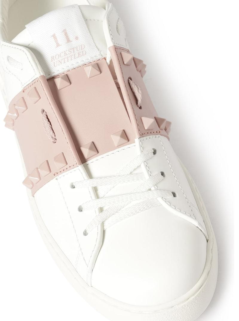 Valentino Garavani Women Sneaker Rockstud Untitled In Vitello Con Studs VALENTINO GARAVANI