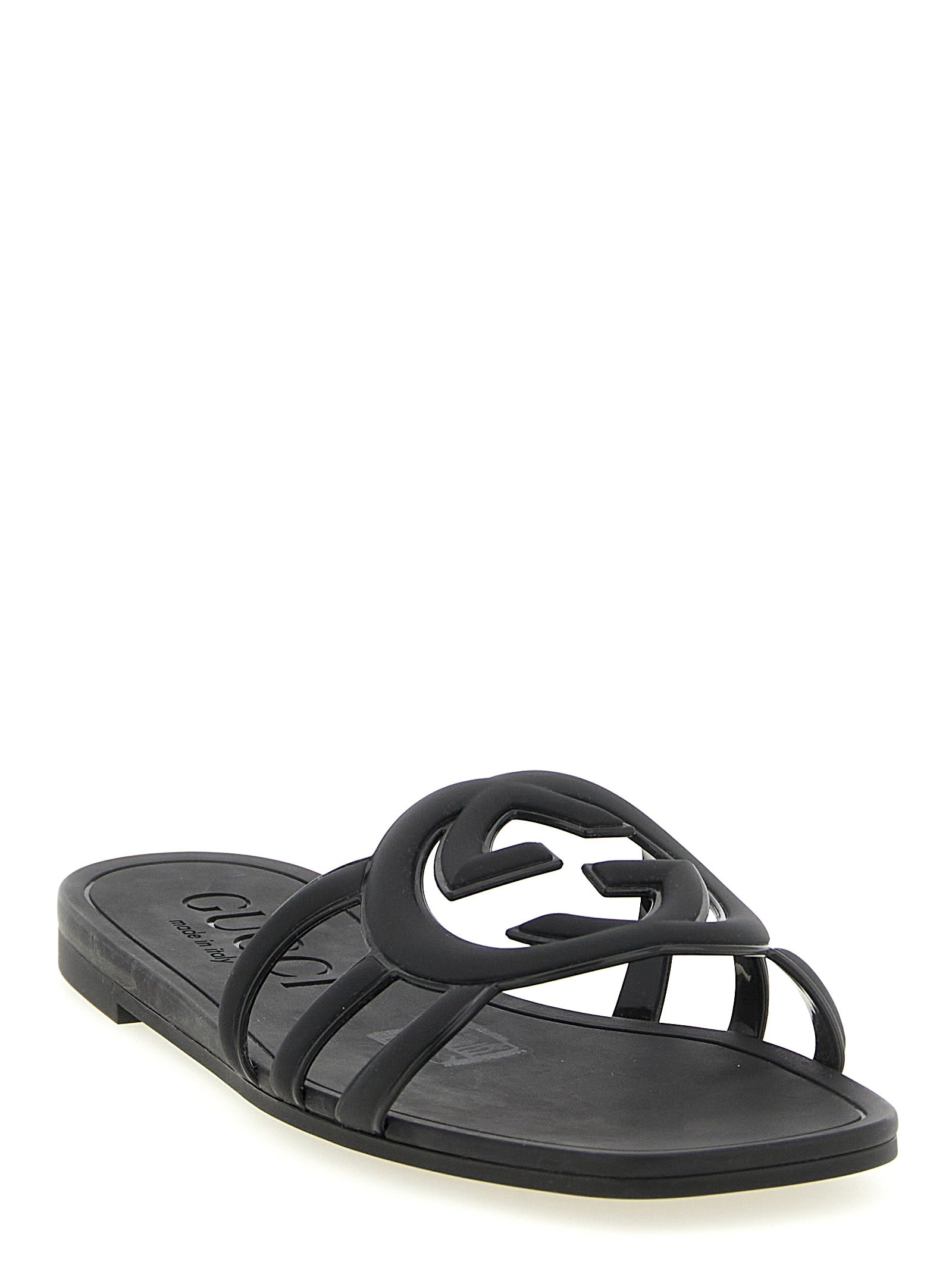 Gucci Women 'Incrocio Gg' Sandals - 'Gucci Lido' Line GUCCI