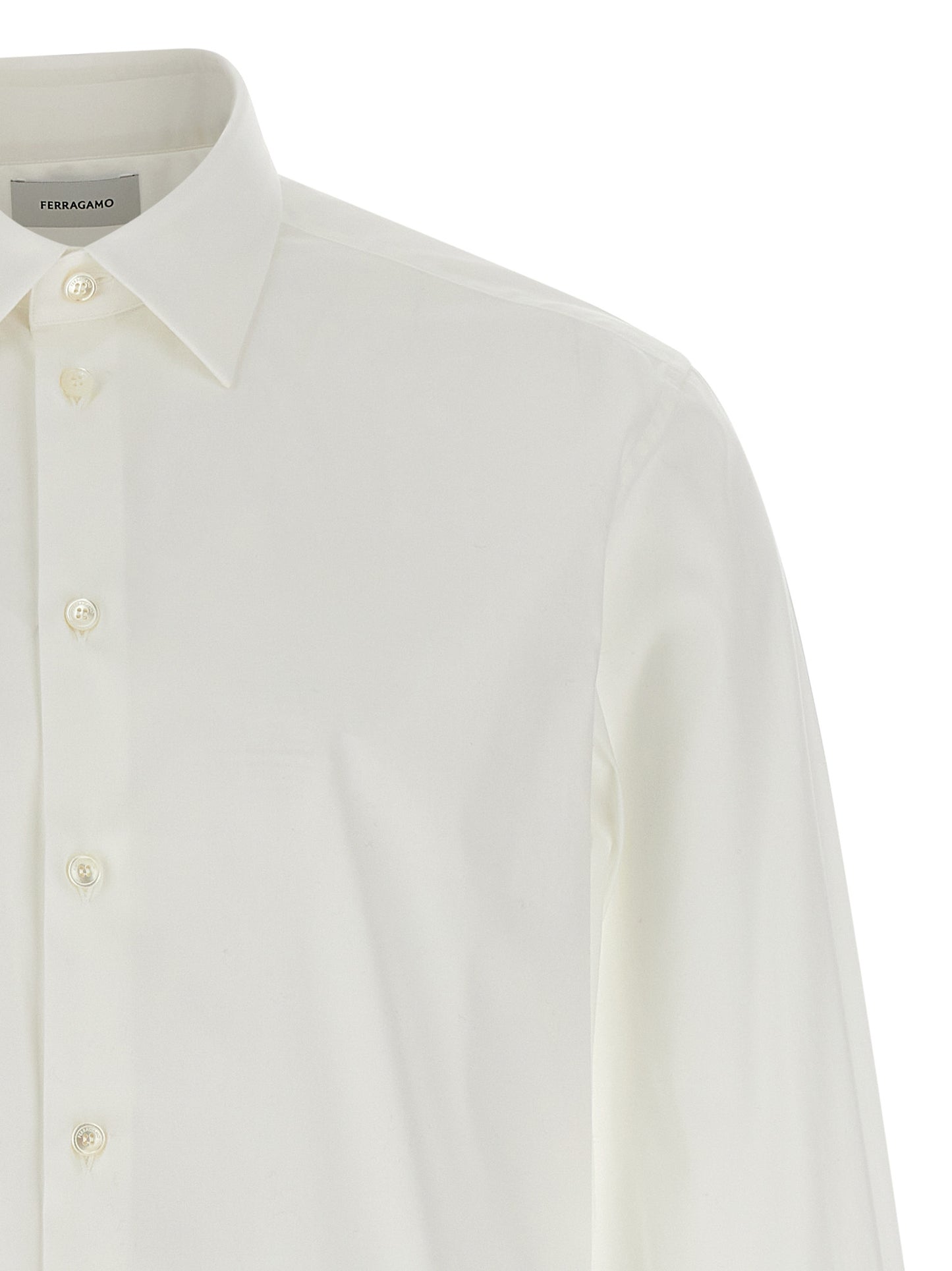 Ferragamo Men Poplin Shirt FERRAGAMO