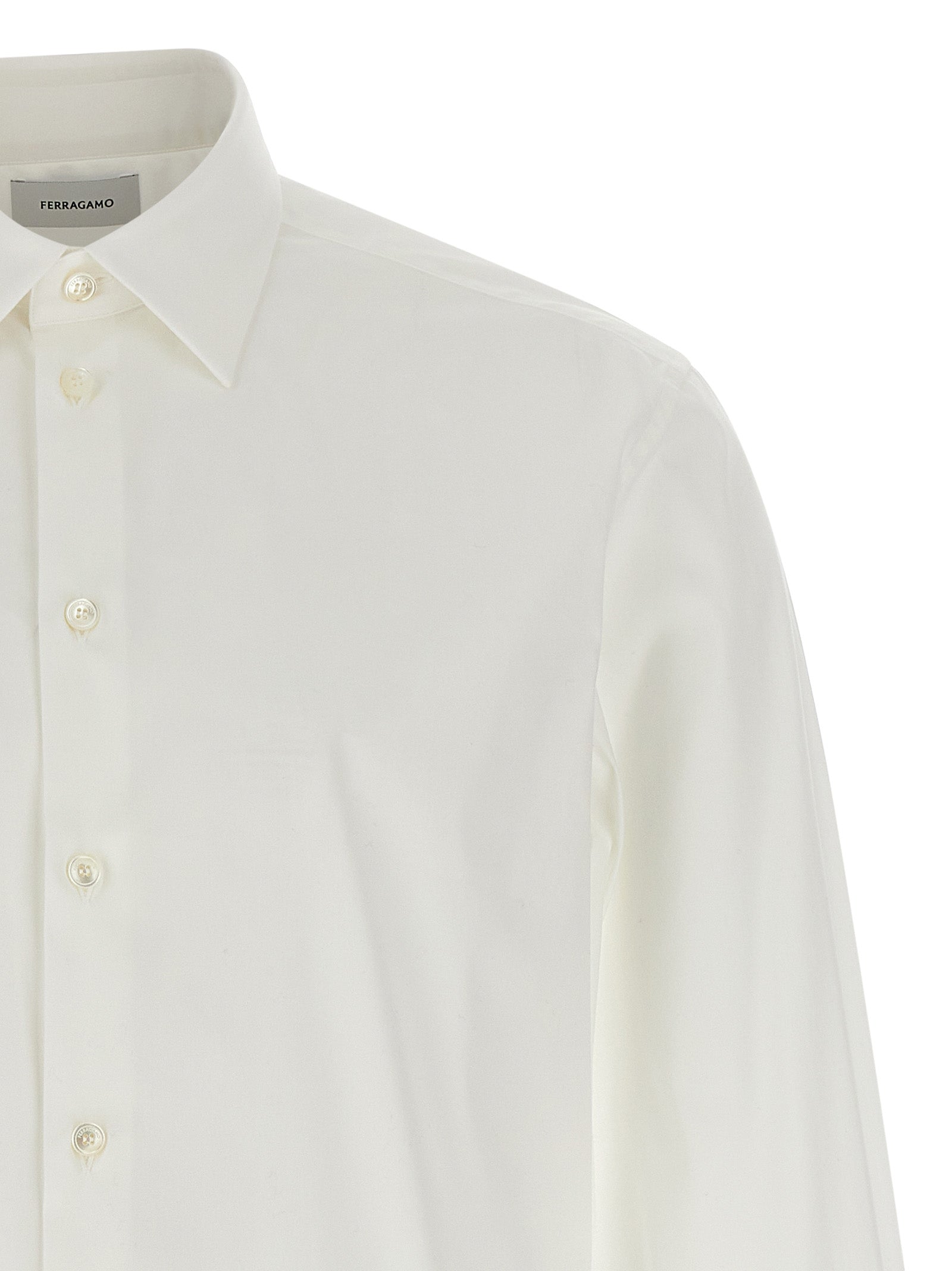 Ferragamo Men Poplin Shirt FERRAGAMO