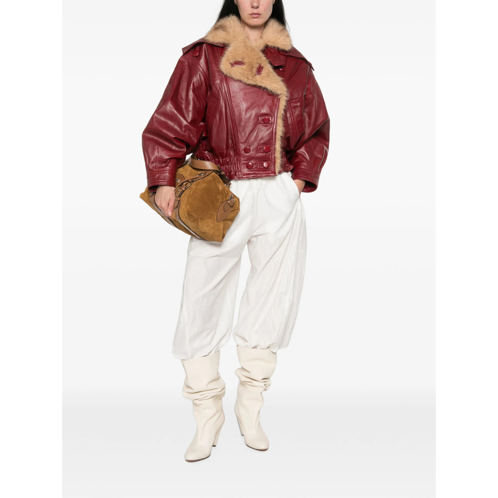 Isabel Marant Red Jackets - Leather Jackets Women ISABEL MARANT