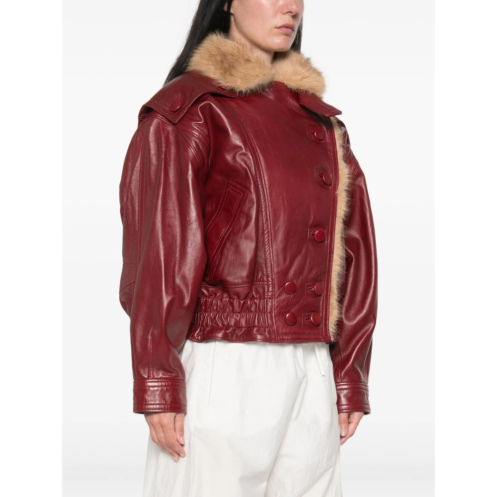 Isabel Marant Red Jackets - Leather Jackets Women ISABEL MARANT