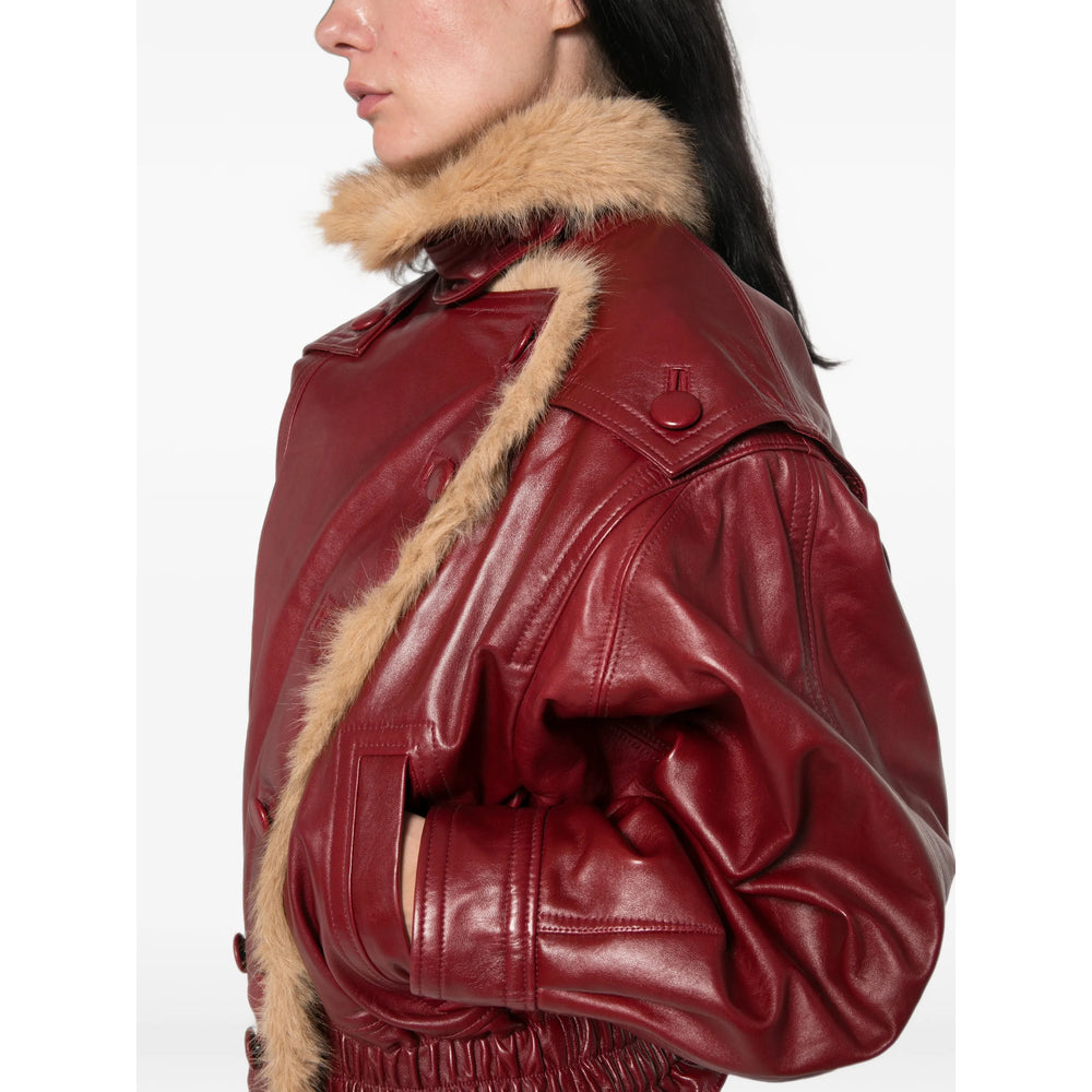 Isabel Marant Red Jackets - Leather Jackets Women ISABEL MARANT
