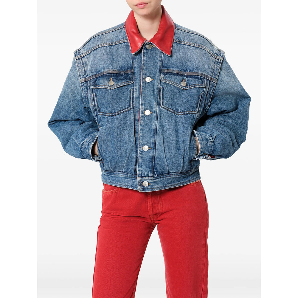 Isabel Marant Blue Jackets - Denim Jackets Women ISABEL MARANT