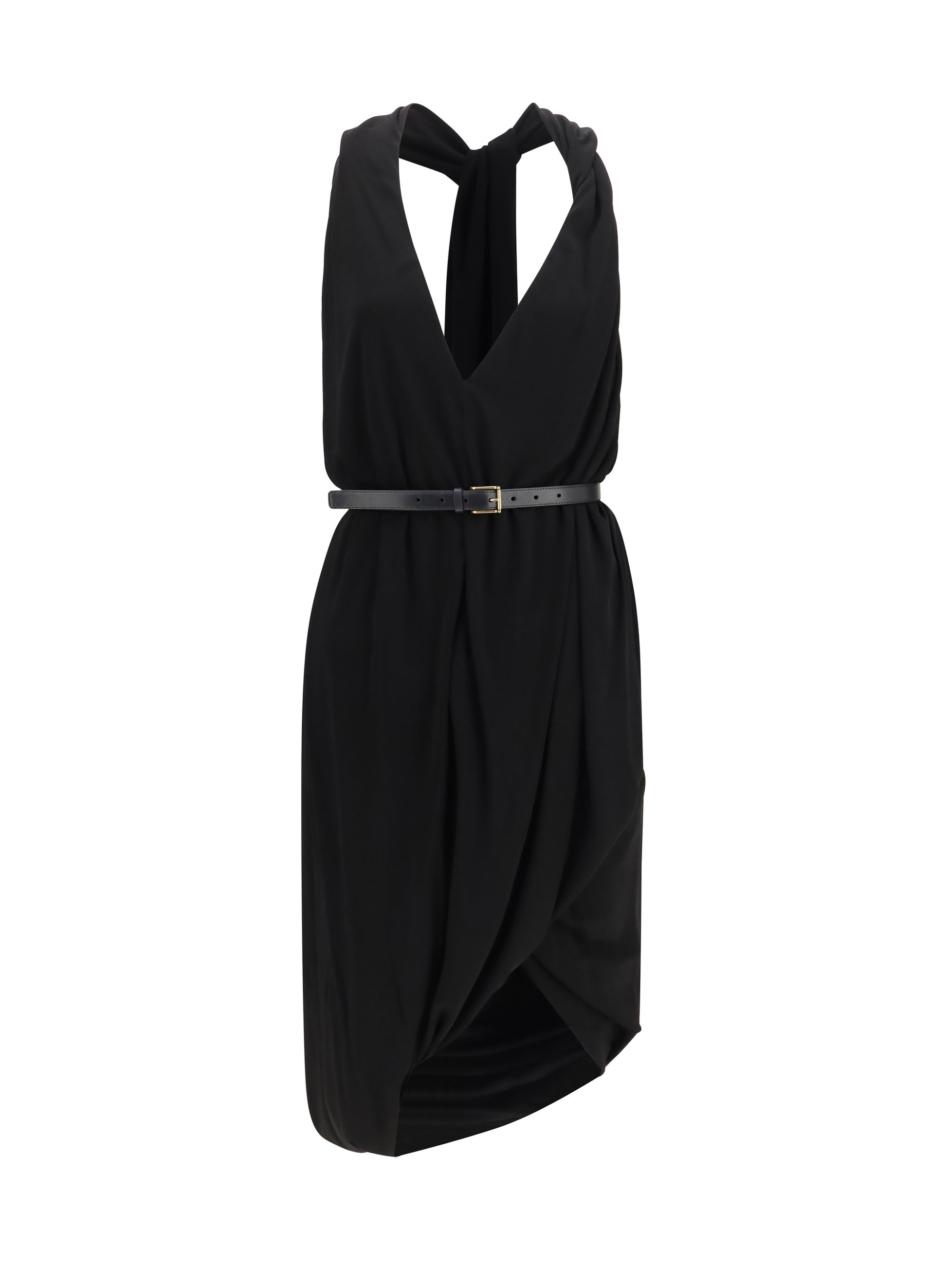 Loewe Women Draped Viscose Dress LOEWE