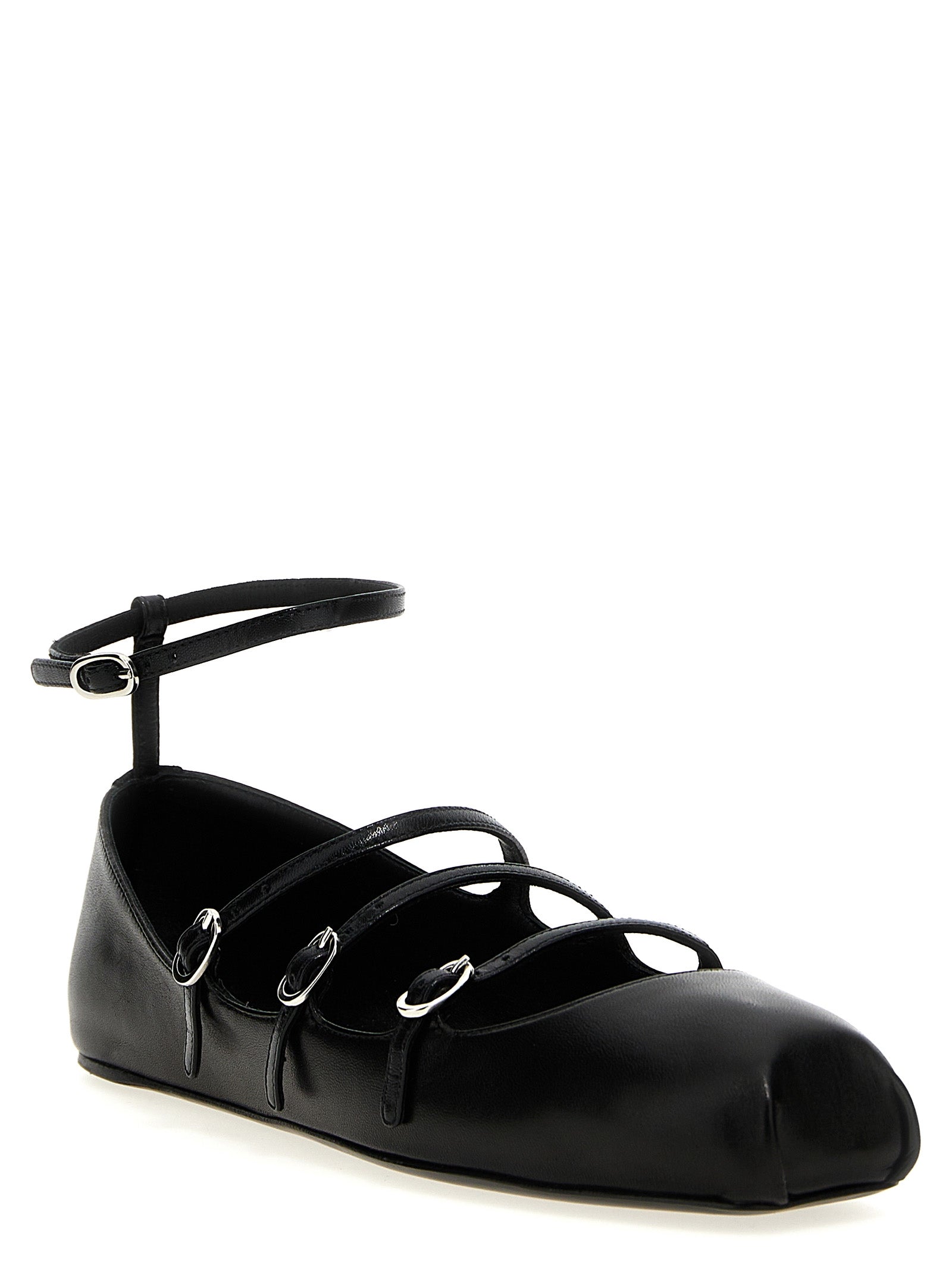 Mcqueen Women Leather Strap Ballet Flats ALEXANDER MCQUEEN