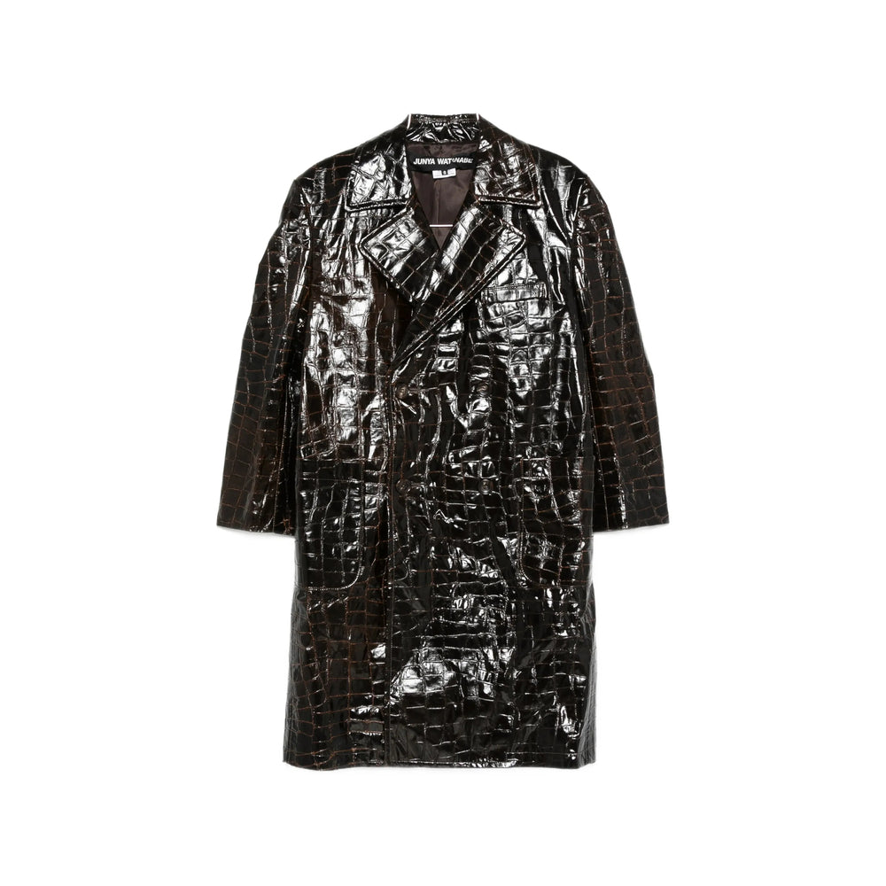 Junya Watanabe Brown Coats - Double Breasted & Peacoats Women JUNYA WATANABE