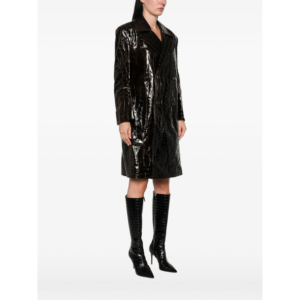 Junya Watanabe Brown Coats - Double Breasted & Peacoats Women JUNYA WATANABE