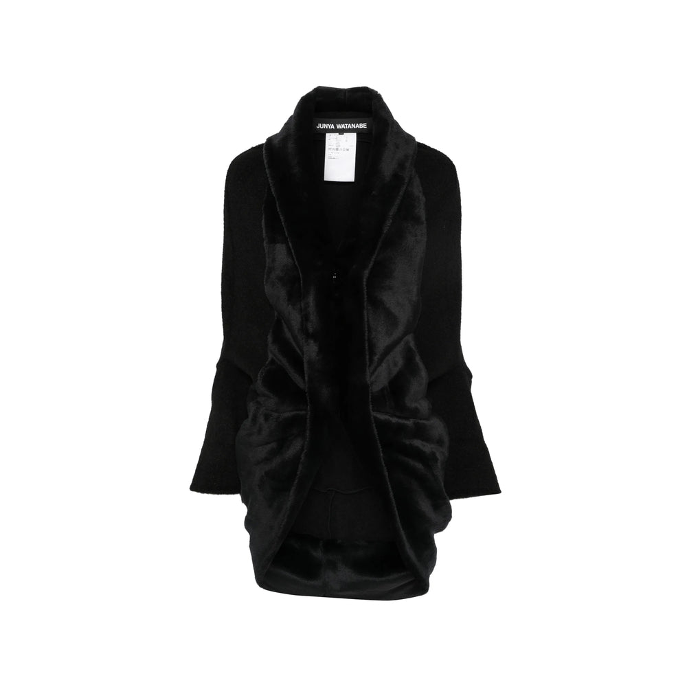 Junya Watanabe Black Jackets - Faux Fur & Shearling Jackets Women JUNYA WATANABE