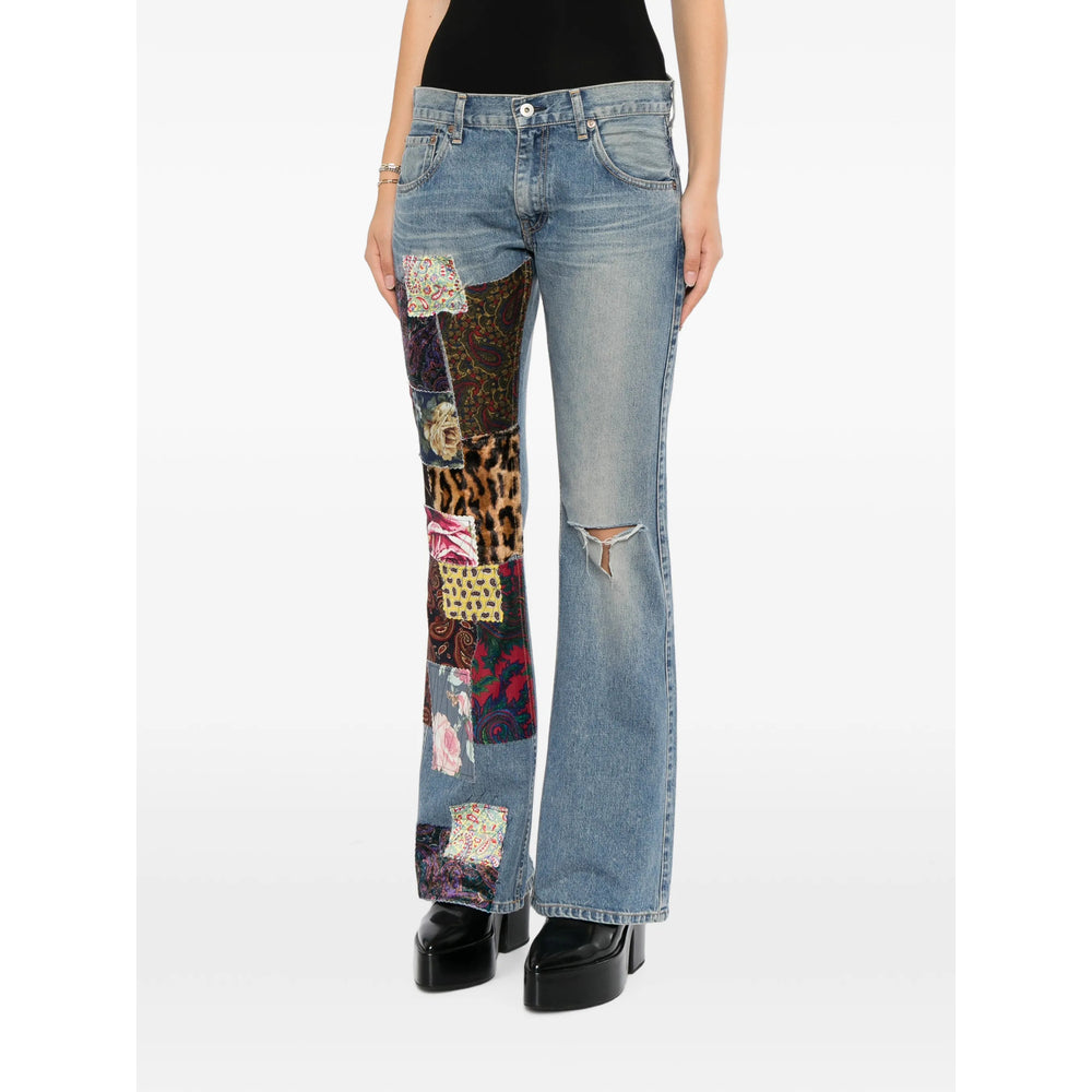 Junya Watanabe Blue Denim - Straight-Leg Jeans Women JUNYA WATANABE