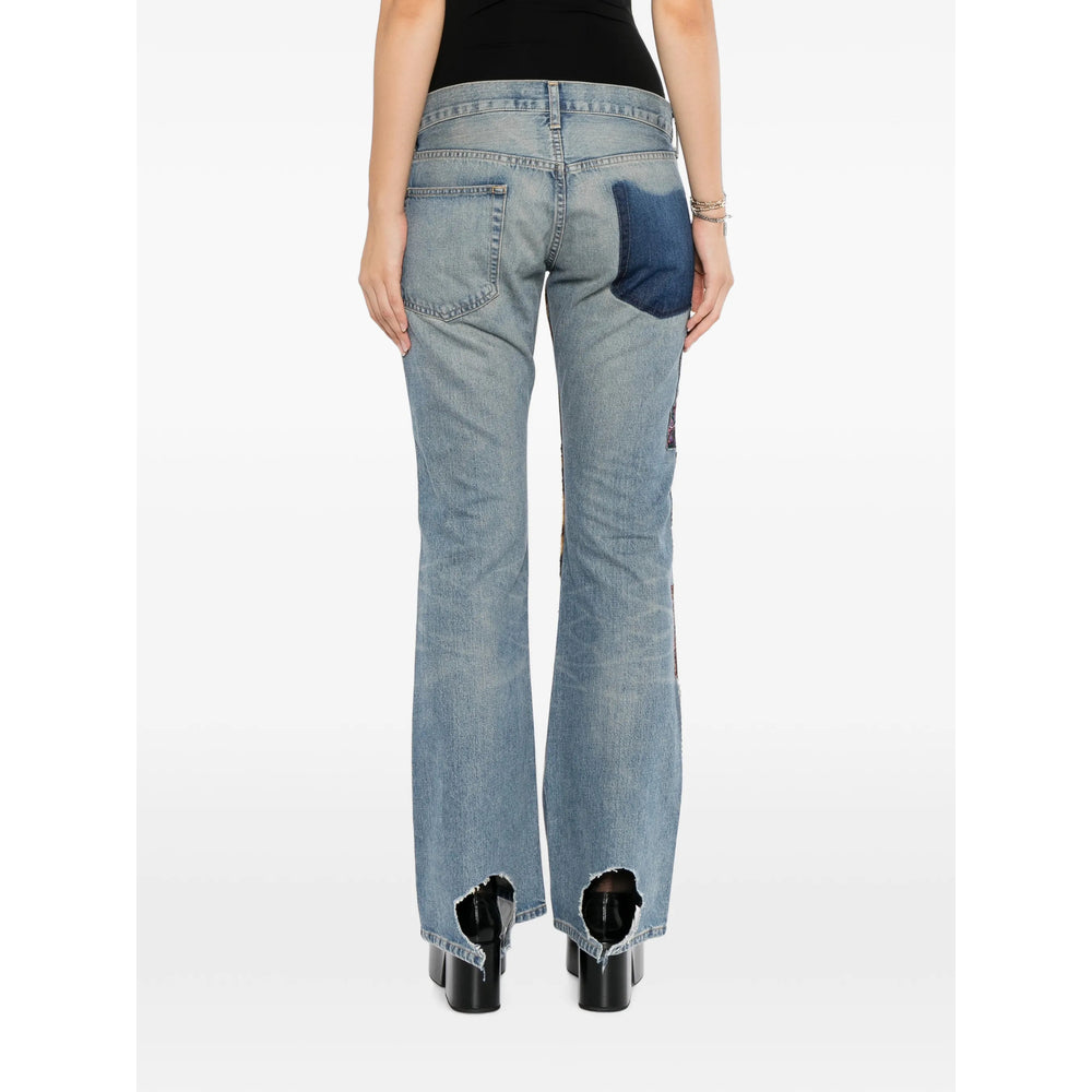 Junya Watanabe Blue Denim - Straight-Leg Jeans Women JUNYA WATANABE