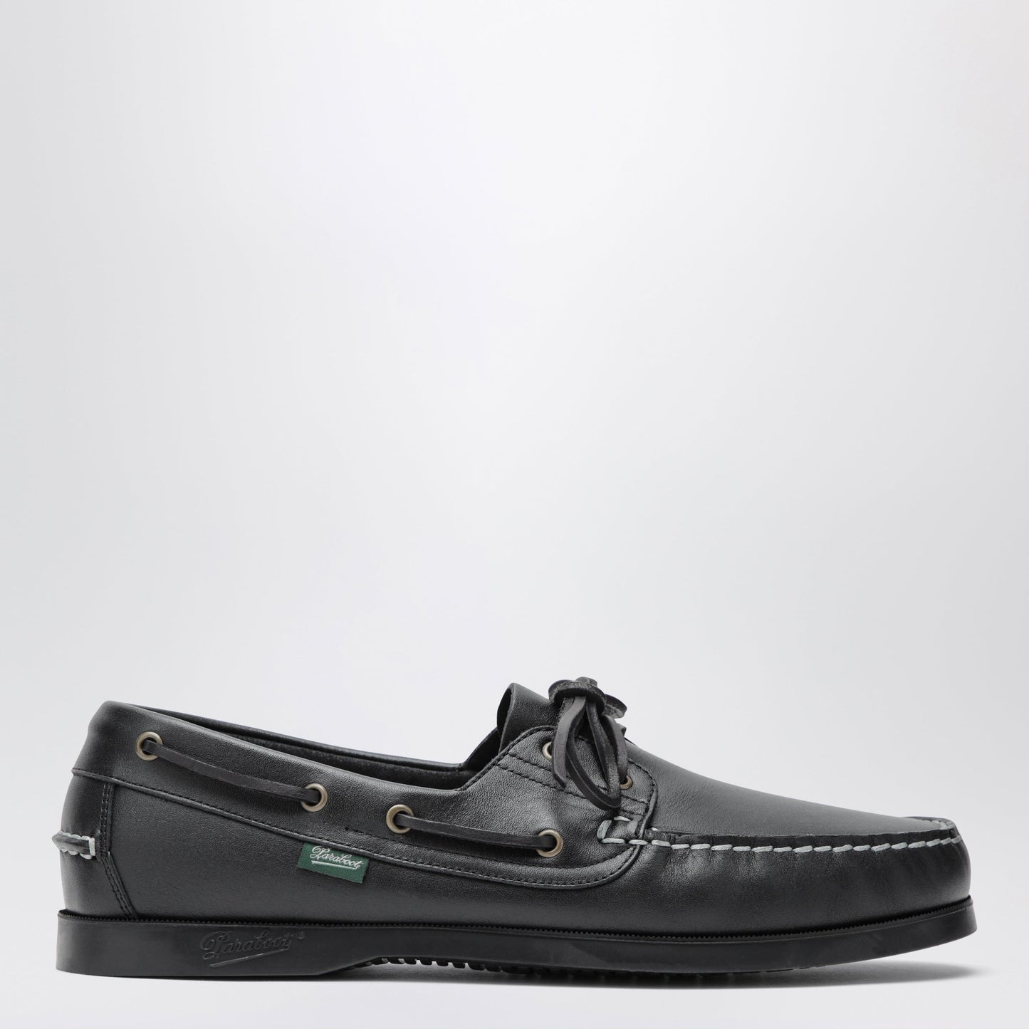 Paraboot Black Barth Loafers In Leather Men